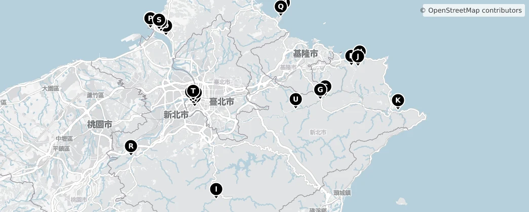 Map of New Taipei City