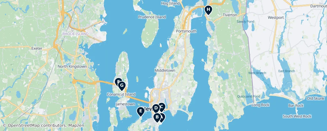 Map of Newport