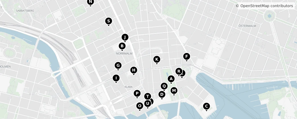 Map of Norrmalm