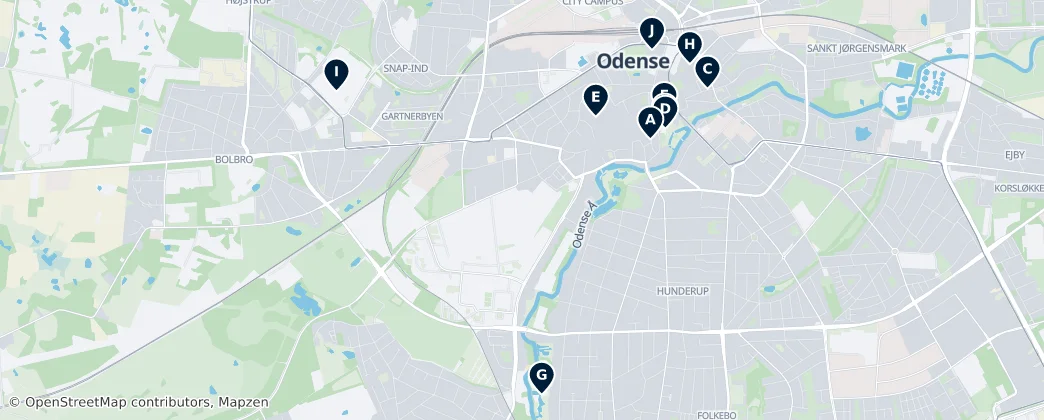 Map of Odense Municipality