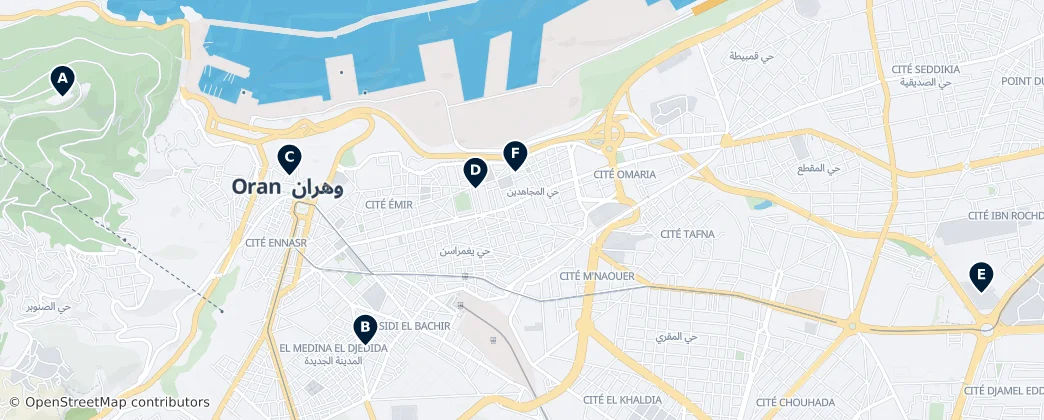 Map of Oran District