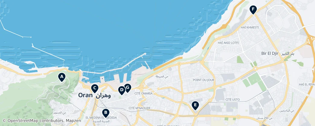 Map of Oran