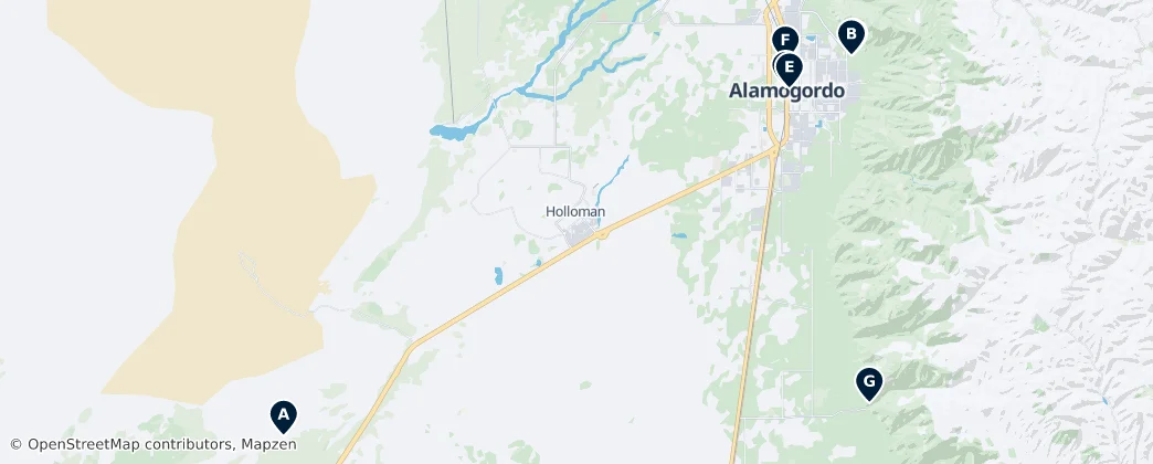 Map of Otero