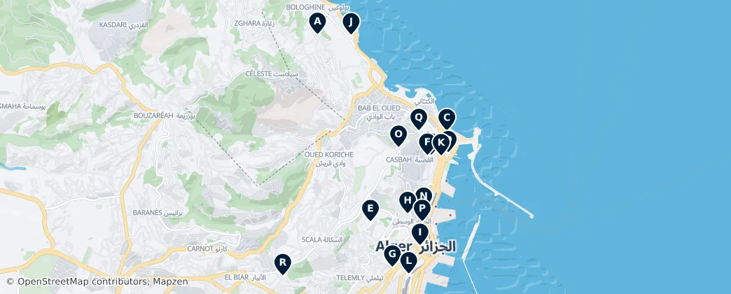 Map of Oued Koriche