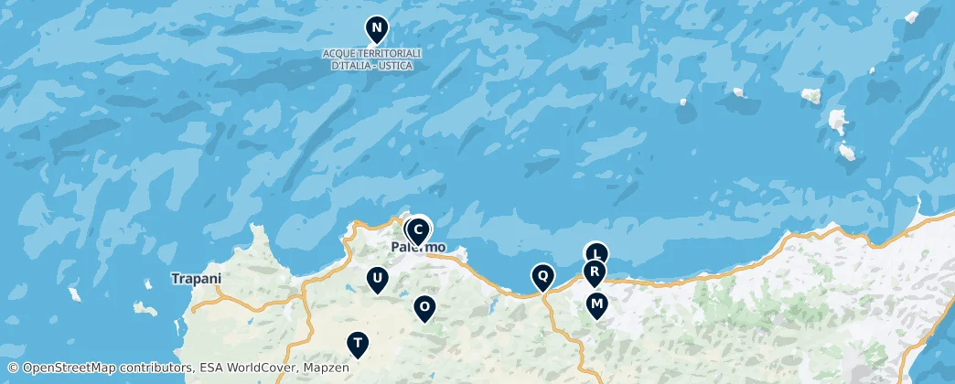 Map of Palermo