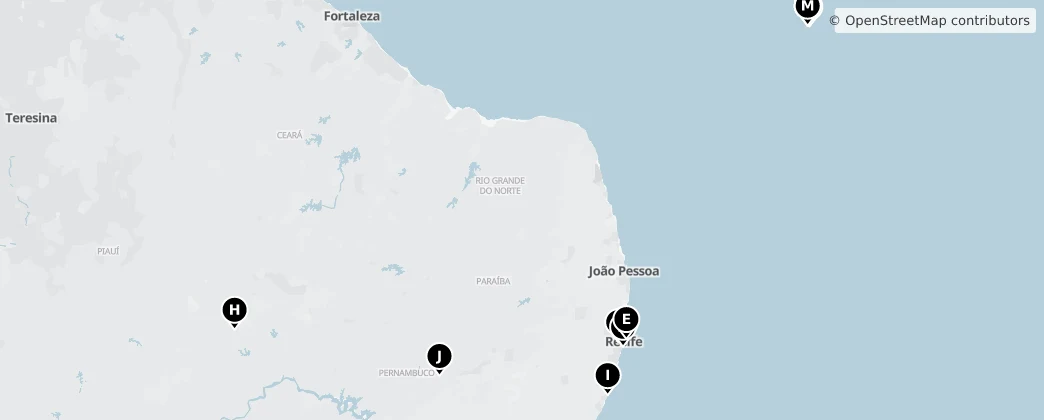 Map of Pernambuco
