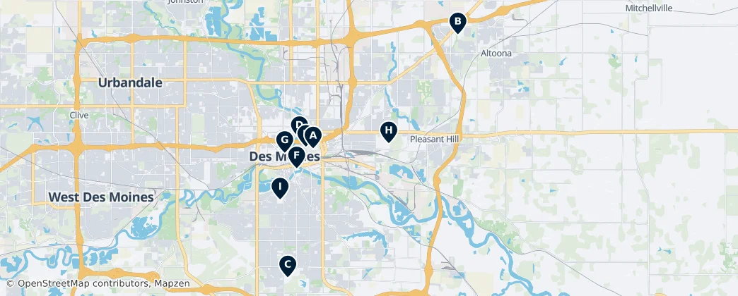 Map of Polk