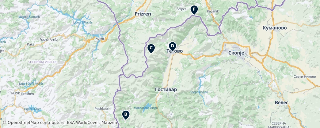Map of Poloski SR