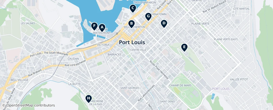 Map of Port Louis