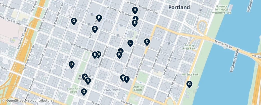 Map of Downtown