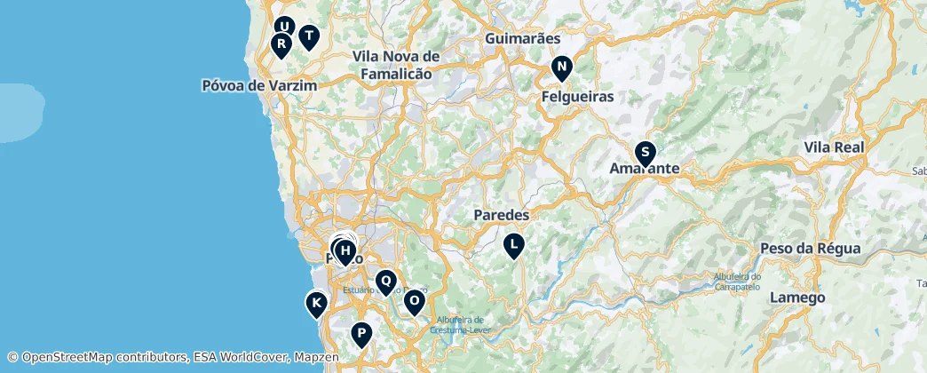 Map of Porto District
