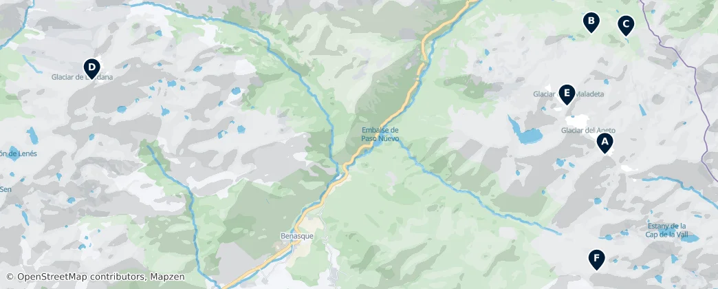 Map of Posets–Maladeta Natural Park