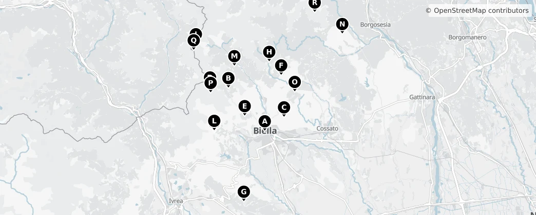 Map of Province of Biella