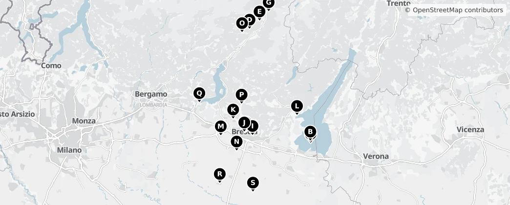 Map of Brescia