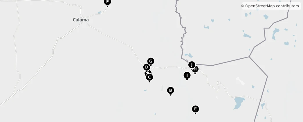 Map of El Loa