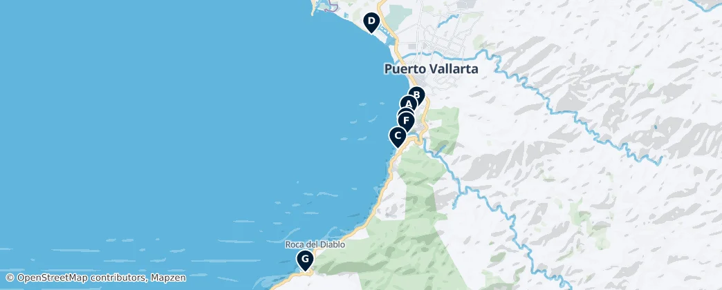 Map of Puerto Vallarta