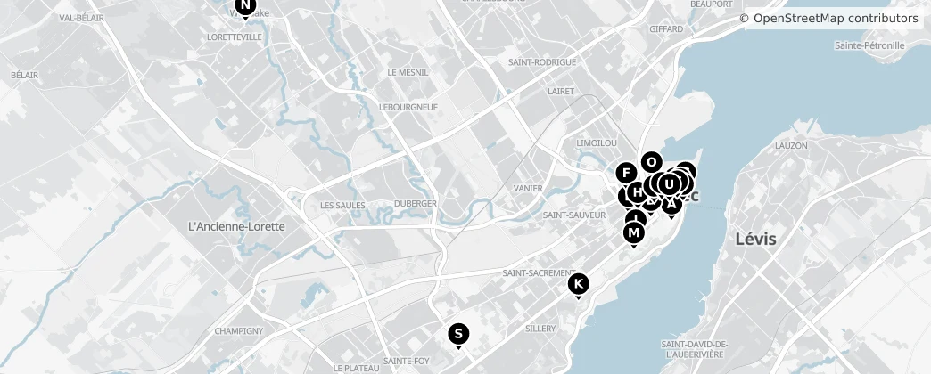 Map of Québec