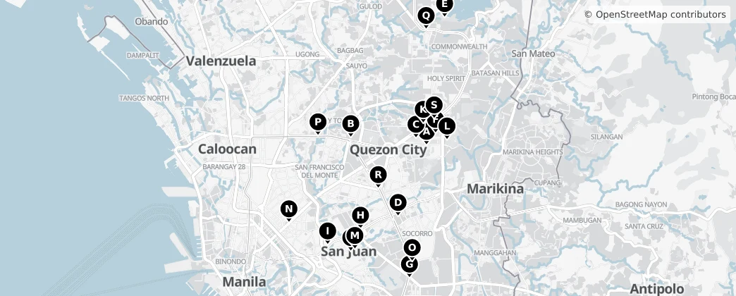 Map of Quezon City