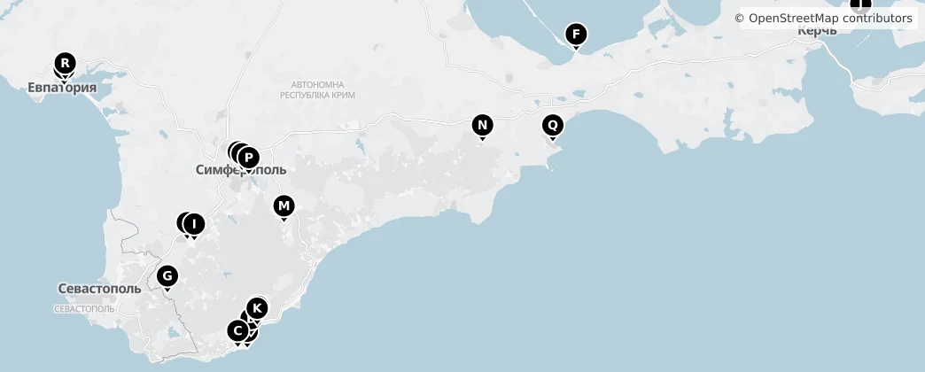 Map of Republic of Crimea
