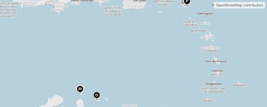 Map of Saint Martin (France)