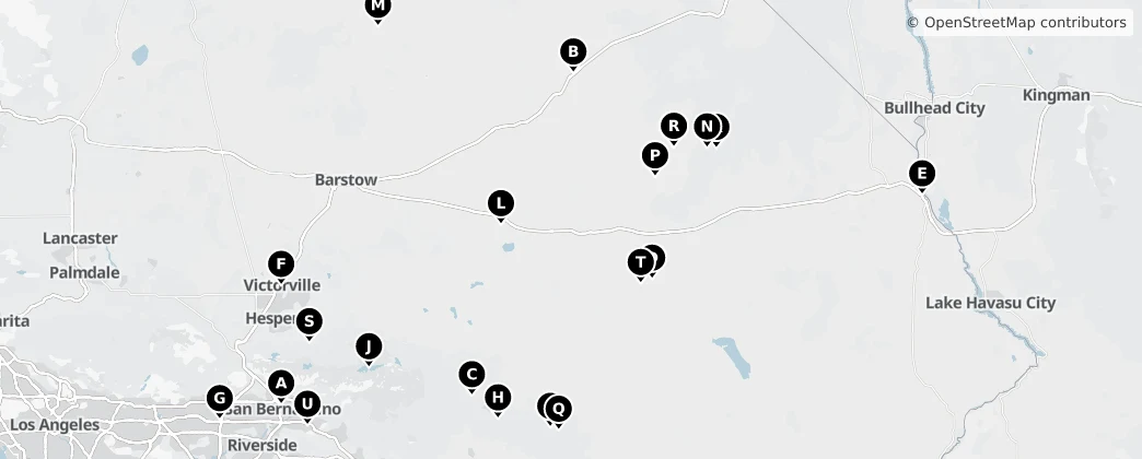 Map of San Bernardino