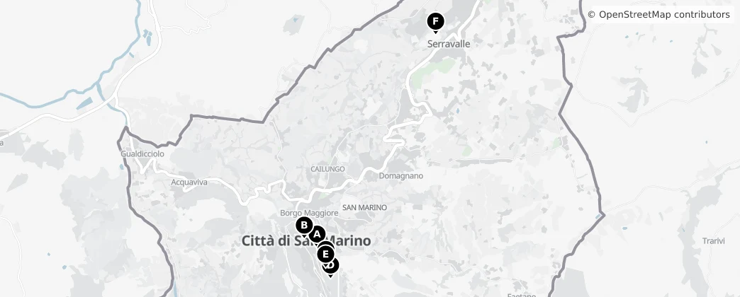 Map of San Marino