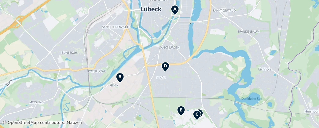 Map of Sankt Jürgen