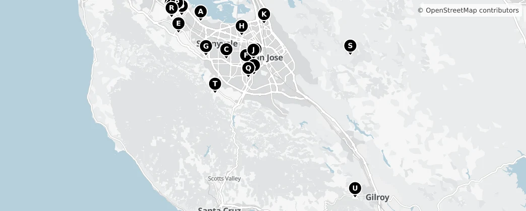 Map of Santa Clara