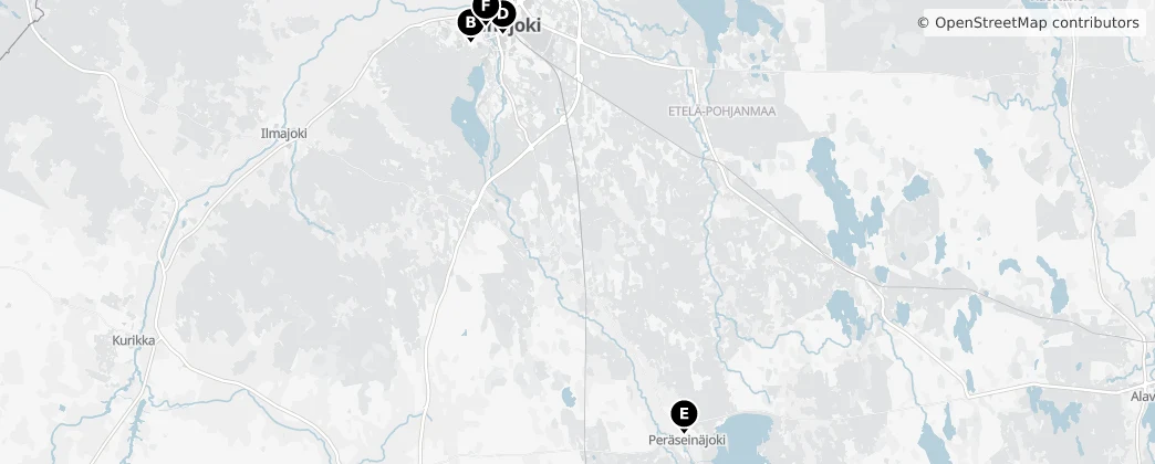 Map of Seinäjoki
