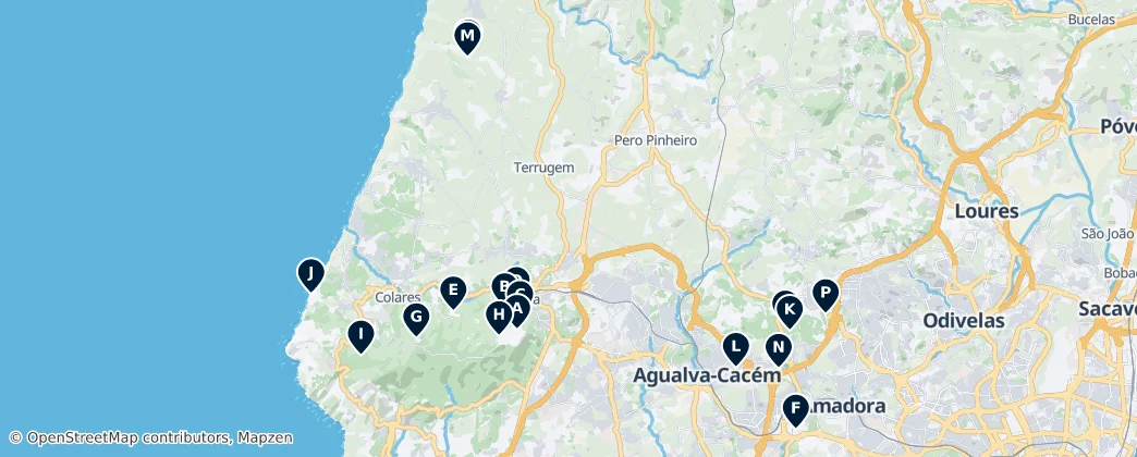 Map of Sintra