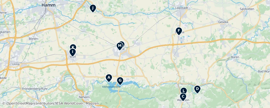 Map of Soest