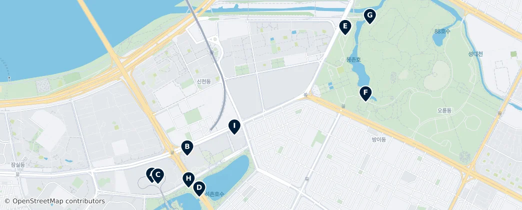 Map of Songpa