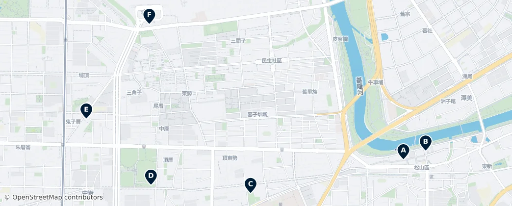 Map of Songshan District
