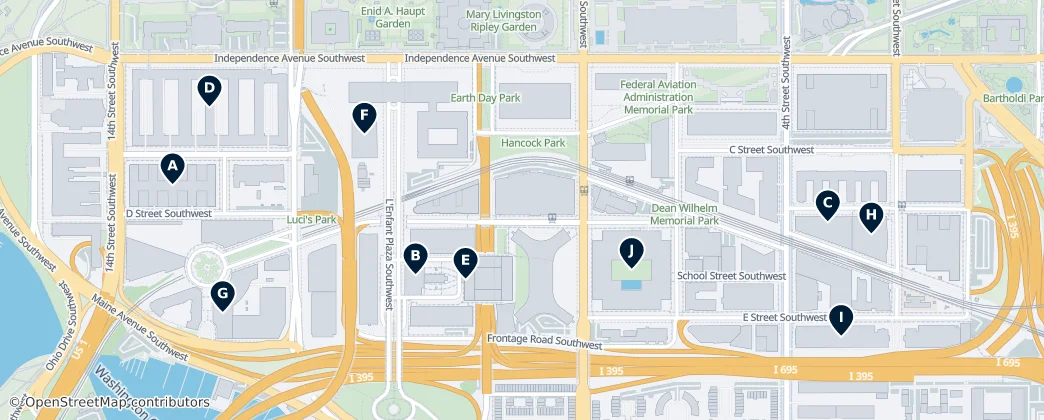 Map of Southwest Employment Area