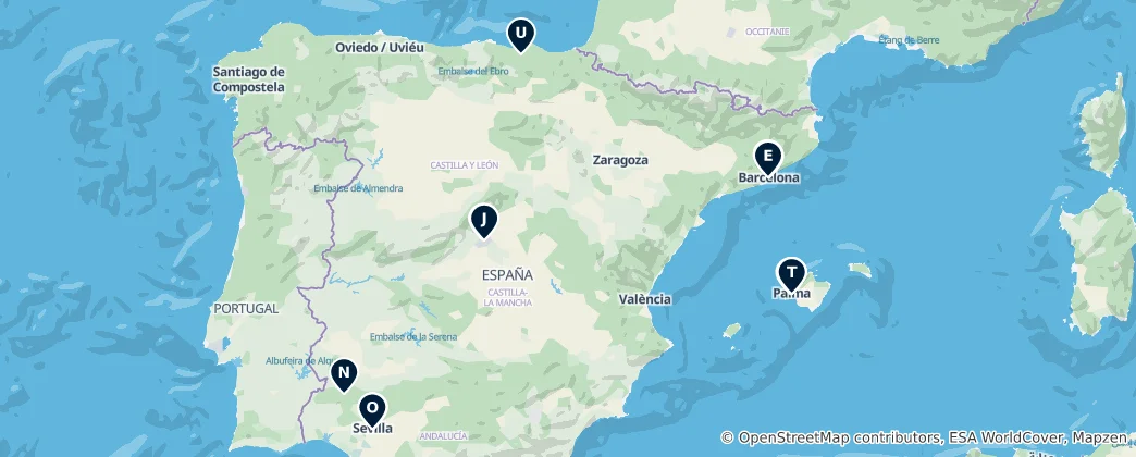 Map of Spain