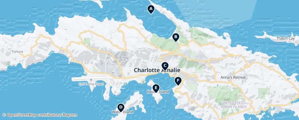 Map of St. Thomas
