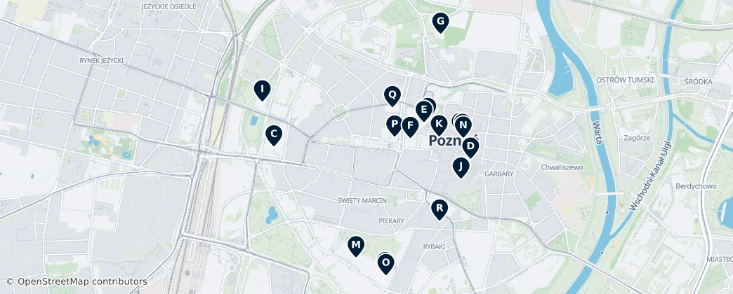 Map of Stare Miasto