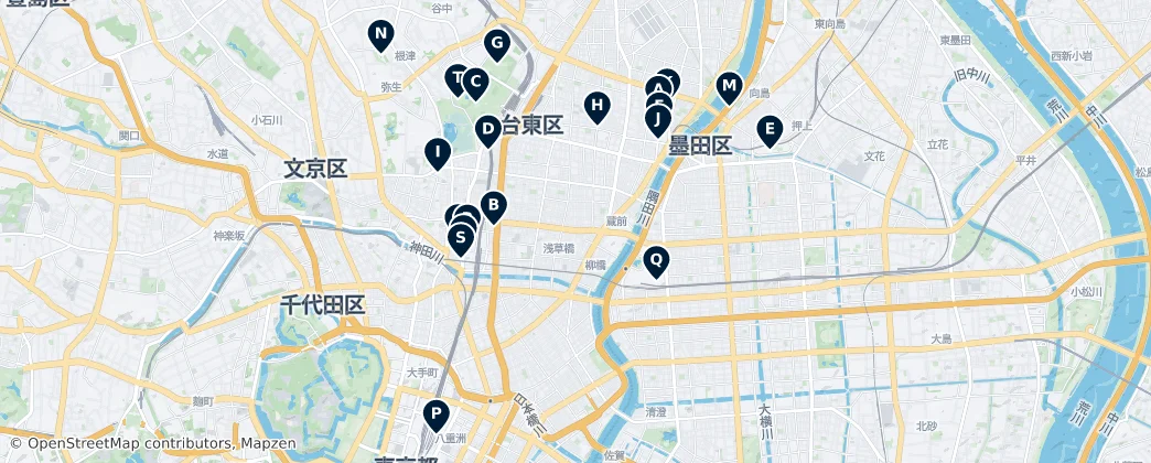 Map of Sumida