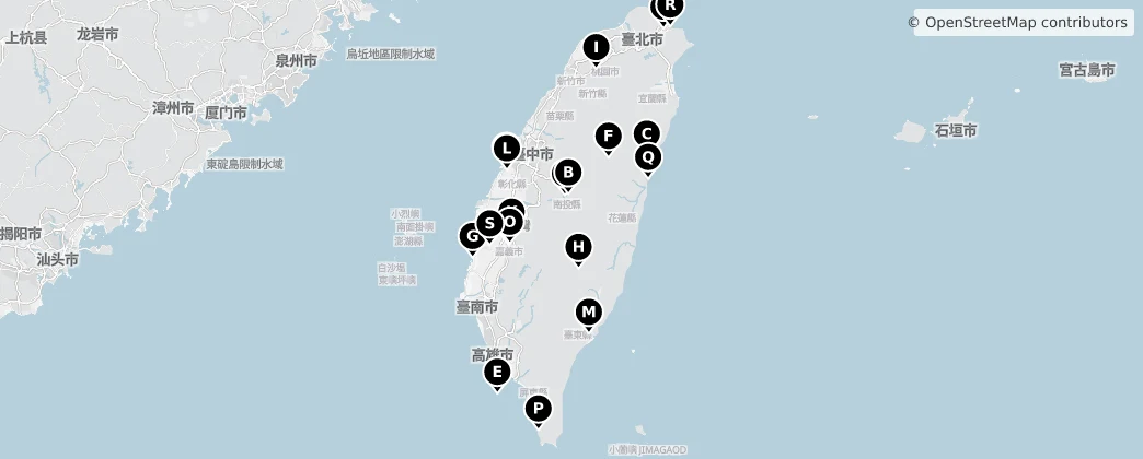Map of Taiwan Province