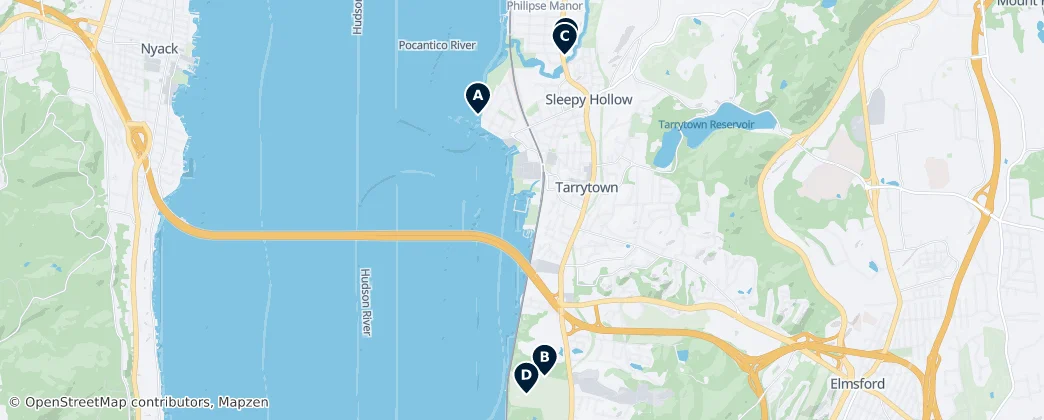 Map of Tarrytown