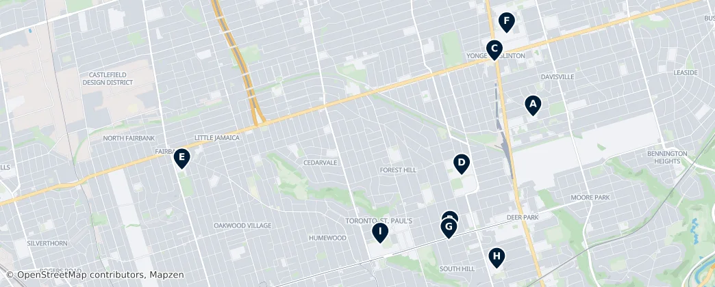 Map of Toronto–St. Paul's