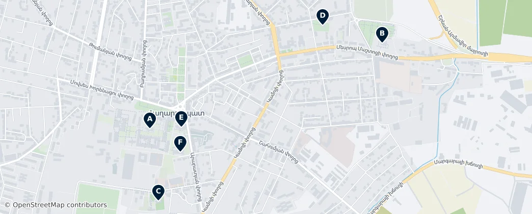 Map of Vagharshapat