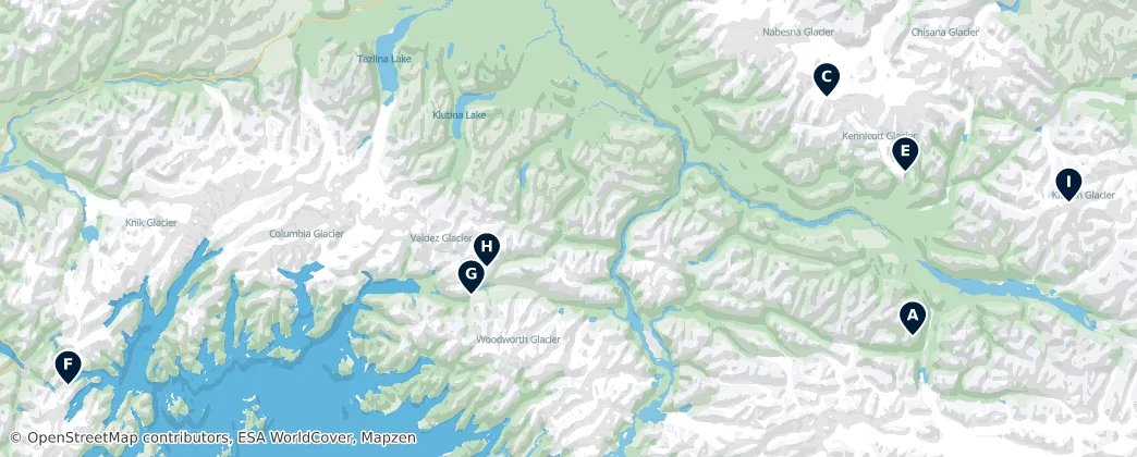 Map of Valdez-Cordova (CA)