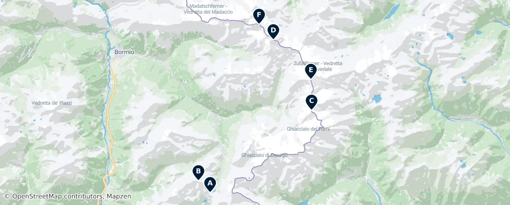 Map of Valfurva