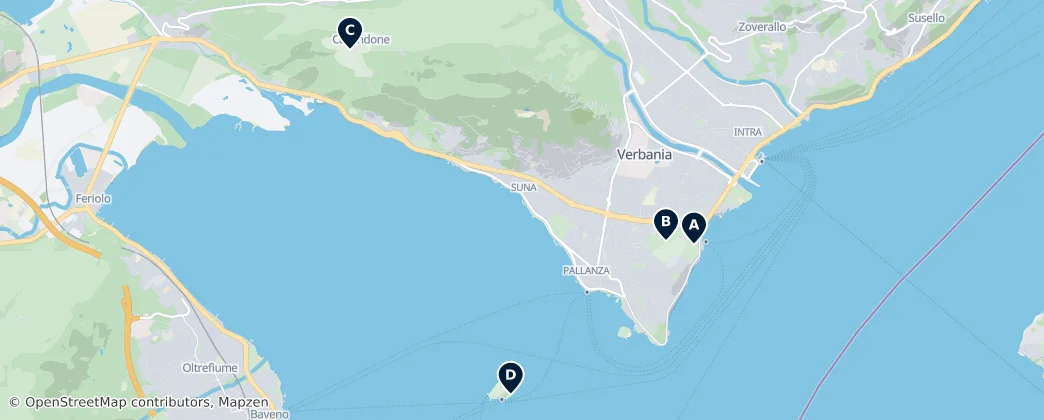 Map of Verbania