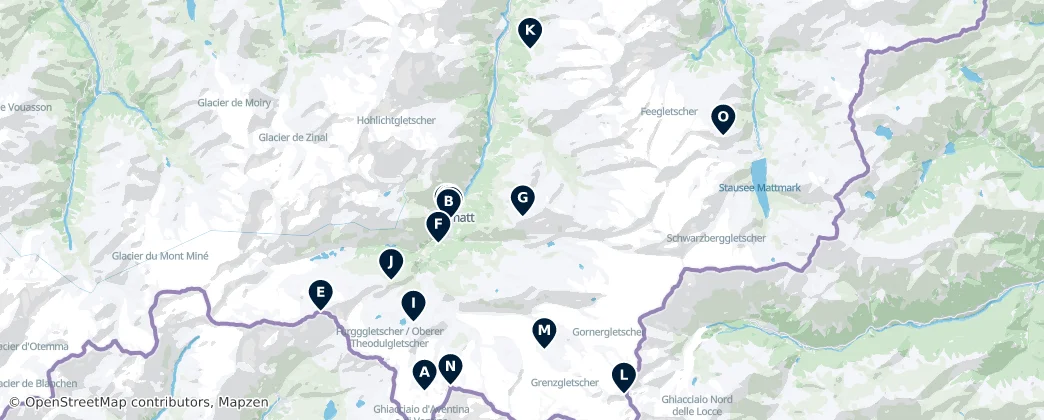 Map of Visp
