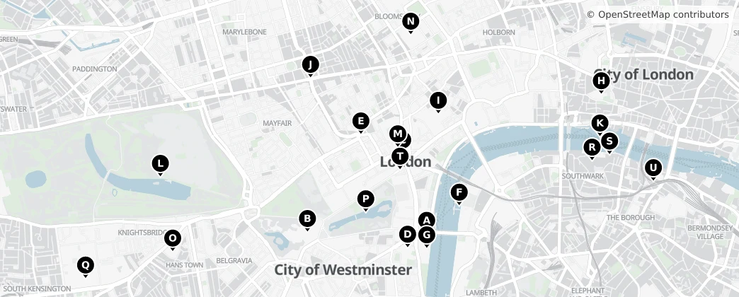 Map of Westminster