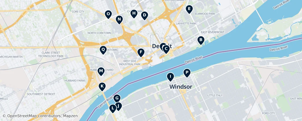 Map of Windsor