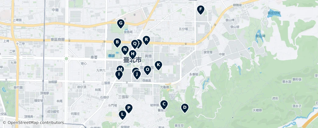 Map of Xinyi