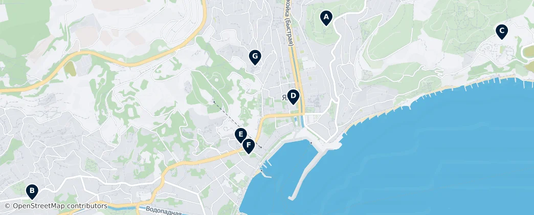 Map of Yalta